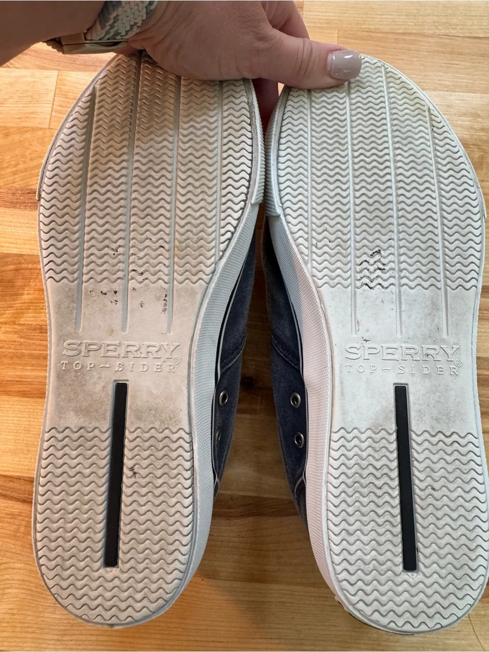 Sperry Men’s Blue Canvas Boat Shoes